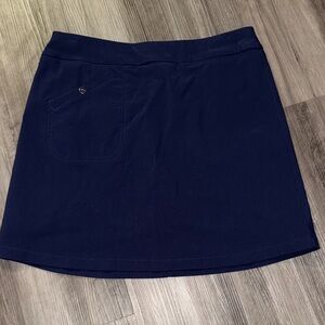 Jamie Sadock 8 skirt skort navy blue womens golf athletic pickleball casual